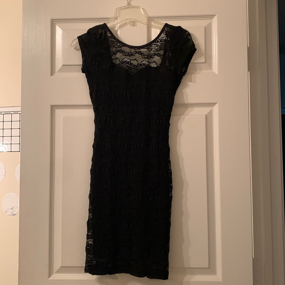Lace mini dress